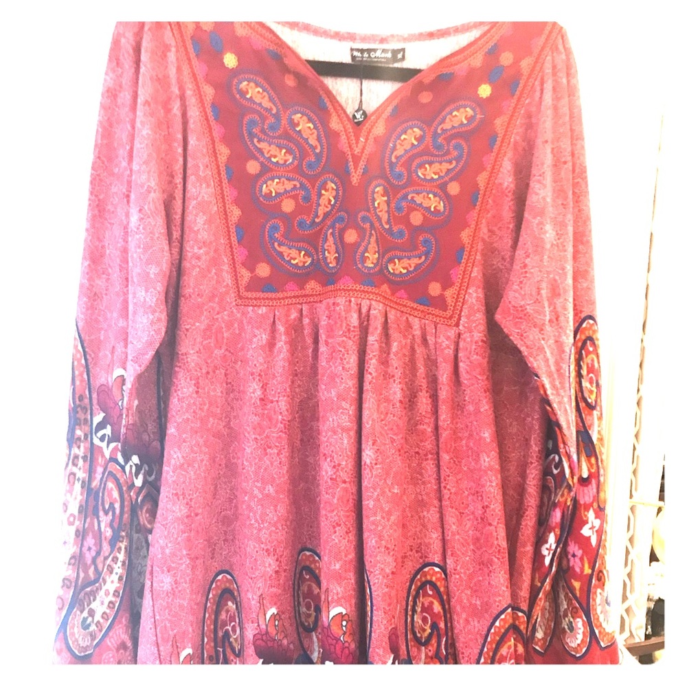 Great cotton scarf hemmed dress
